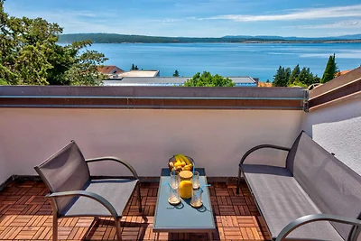 Ferienwohnung mit Balkon und Meerblick