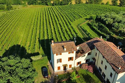Ferienhaus mit Garten und Klimaanlage