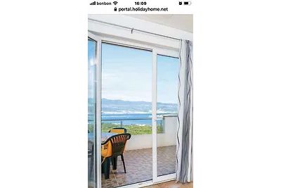 Ferienwohnung mit Pool und Meerblick