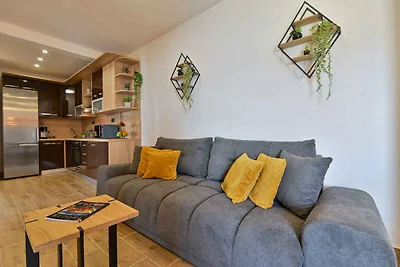 Ferienwohnung am Meer mit einem Balkon