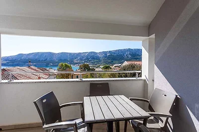 Ferienwohnung mit Klimaanlage und Meerblick