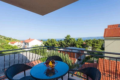 Charmante Ferienwohnung Vallum mit Meerblick 