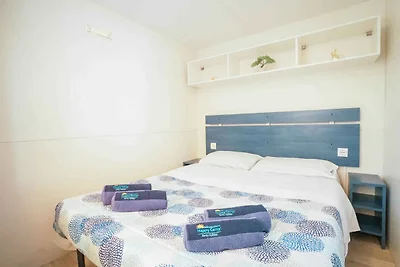 Mobilehome mit Klimaanlage, Terrasse und Pool