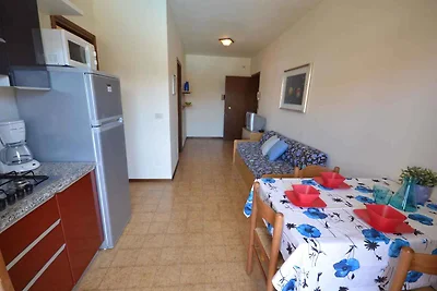 Studio mit Klimaanlage, Balkon und Pool