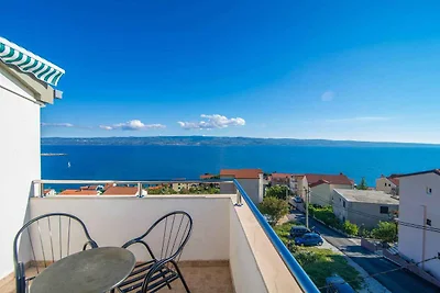 Studio mit privatem Balkon und Meerblick