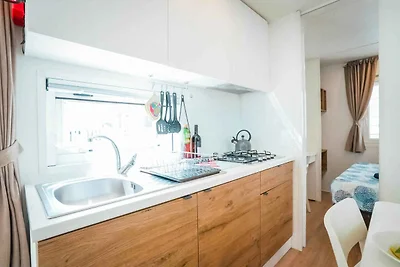 Mobilehome mit Klimaanlage, Terrasse und Pool