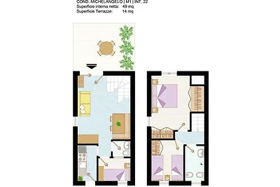 Ferienwohnung mit Klimaanlage und Pool