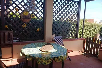 Ferienwohnung mit Garten und Klimaanlage
