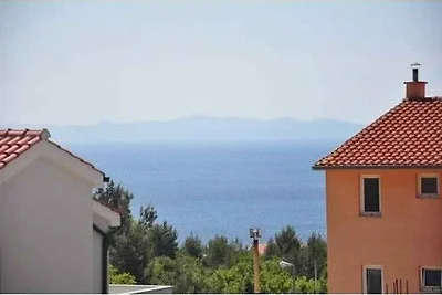 Ferienwohnung mit Pool und Meerblick