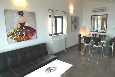 Ferienwohnung mit Terrasse und Meerblick in r