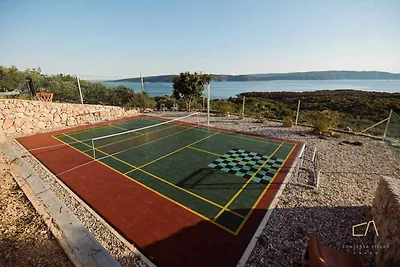 FerienHaus mit Pool und Meerblick auf Krk