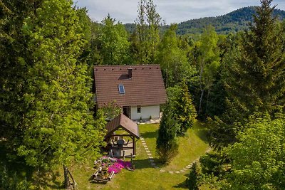 Ferienhaus mit Terrasse und grossen Garten