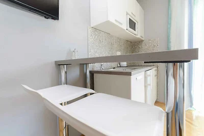 Studio mit Klimaanlage und Balkon in Vodice