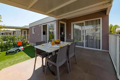 Mobilehome mit Klimaanlage, Terrasse und Pool