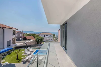 Ferienhaus mit einem saisonal beheizten Pool