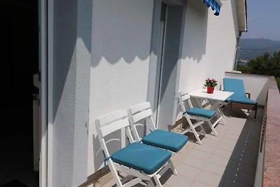 Ferienwohnung mit Balkon und Meerblick