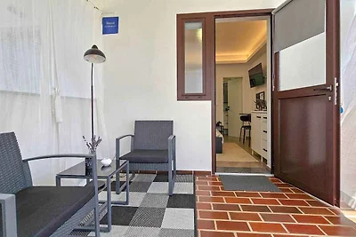 Studio mit Terrasse, 15 m vom Meer entfernt