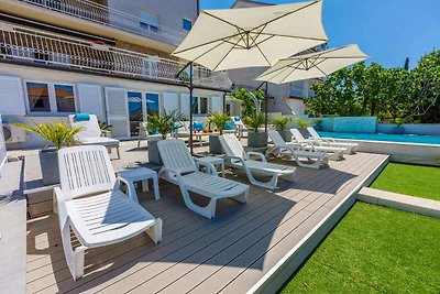 Ferienwohnung 500 m zum Sandstrand mit Klima,