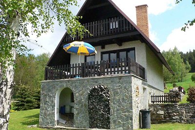 Ferienhaus am Wald mit Kaminofen und Billard