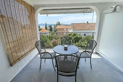 Ferienwohnung mit Teraase mit Meerblick