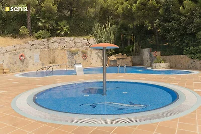 Mobilehome mit Klimaanlage, Terrasse und Pool