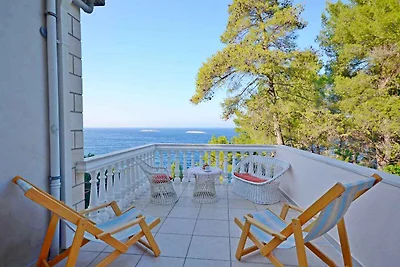 Ferienhaus mit Balkon und Meerblick