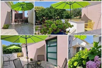 Charmantes Studio Zaton mit Gartenblick in ze