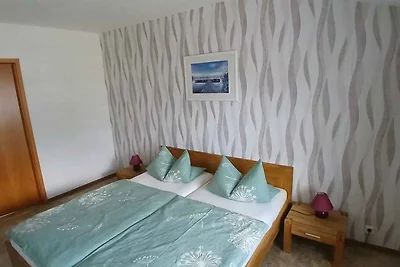 Ferienwohnung Terrasse und Blick aufs Wasser