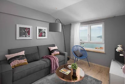 Ferienwohnung mit Balkon und Meerblick