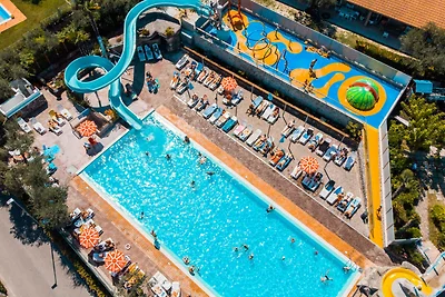 Mobilehome mit Klimaanlage, Terrasse und Pool