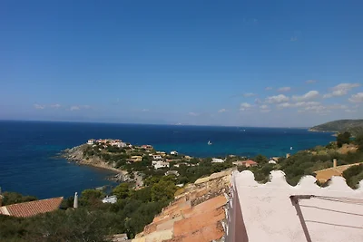 Villa mit Ausblick auf das Meer