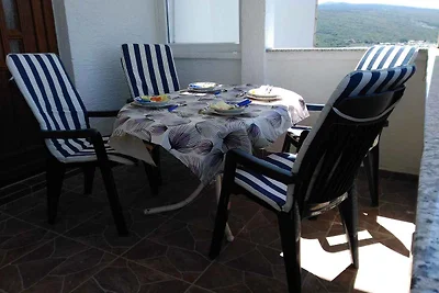 Ferienwohnung mit SAT-TV und Meerblick