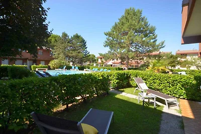 Ferienwohnung mit Blakon und Garten