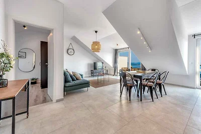 Ferienwohnung mit Klima und Meerblick