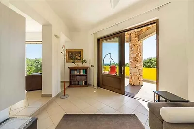 Ferienhaus mit Garten und Klimaanlage