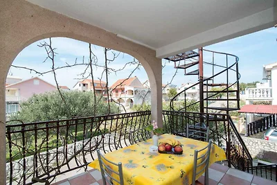 Ferienwohnung mit Terrasse, Meerblick