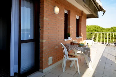 Ferienwohnung mit Klimaanlage und Balkon