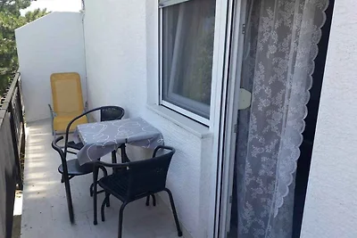 Studio-Apartment A2 mit Balkon 500 m vom Meer