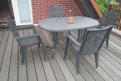 Ferienwohnung mit Terrasse und Grillmöglichke