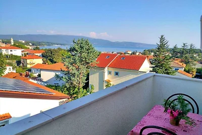 Ferienwohnung mit Meerblick, Balkon, WLAN und