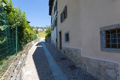 Ferienhaus mit Balkon und Garten