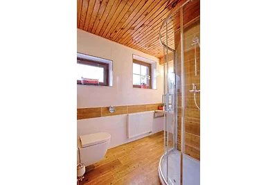 Ferienhaus mit Sauna mit Duschecke