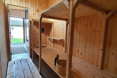 Ferienhaus mit Sauna und Badefass