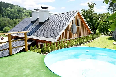 Ferienhaus mit Sauna und Aussenpool