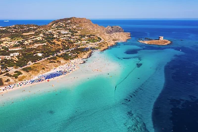 Ferienwohnung mit Garten und Klimaanlage