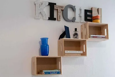 Ferienwohnung mit Terrasse 300m vom Meer