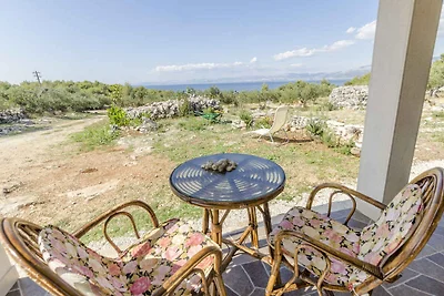 Hütte mit Garten und Meerblick