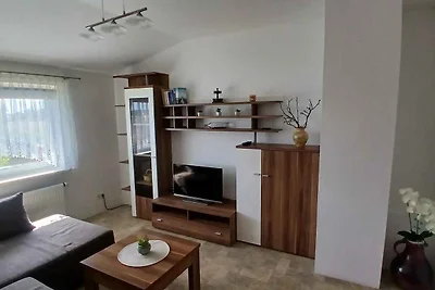 Ferienwohnung Terrasse und Blick aufs Wasser