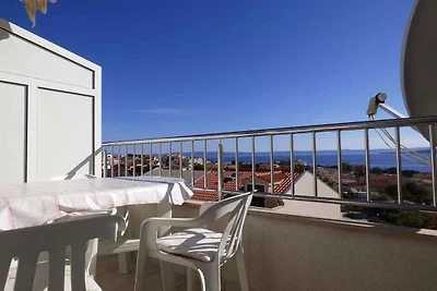 Ferienwohnung mit Balkon und Meerblick