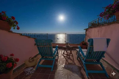 Ferienhaus mit Meerblick und Dachterrasse